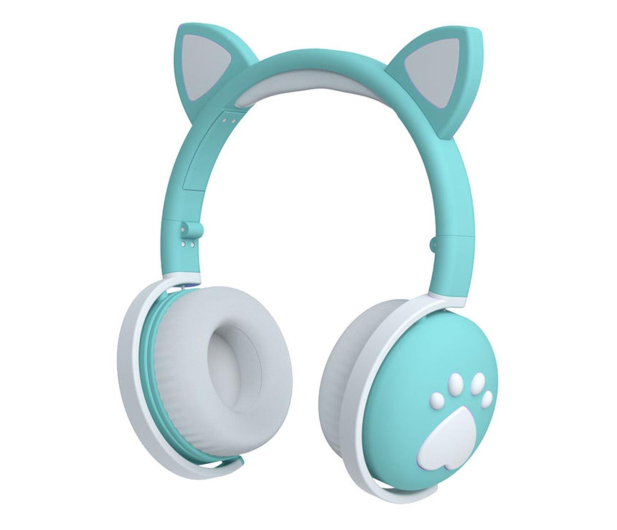 MOZOS Kid Dog słuchawki bezprzewodowe dla dzieci zielone - 1239635 - zdjęcie